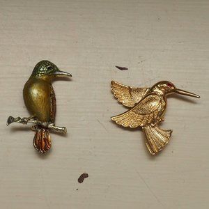 Hummingbird Brooches